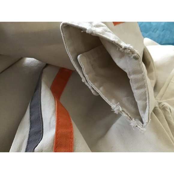 Harry Davidson Women’s Tan Striped Button Down Shirt Size Medium - Picture 5 of 5